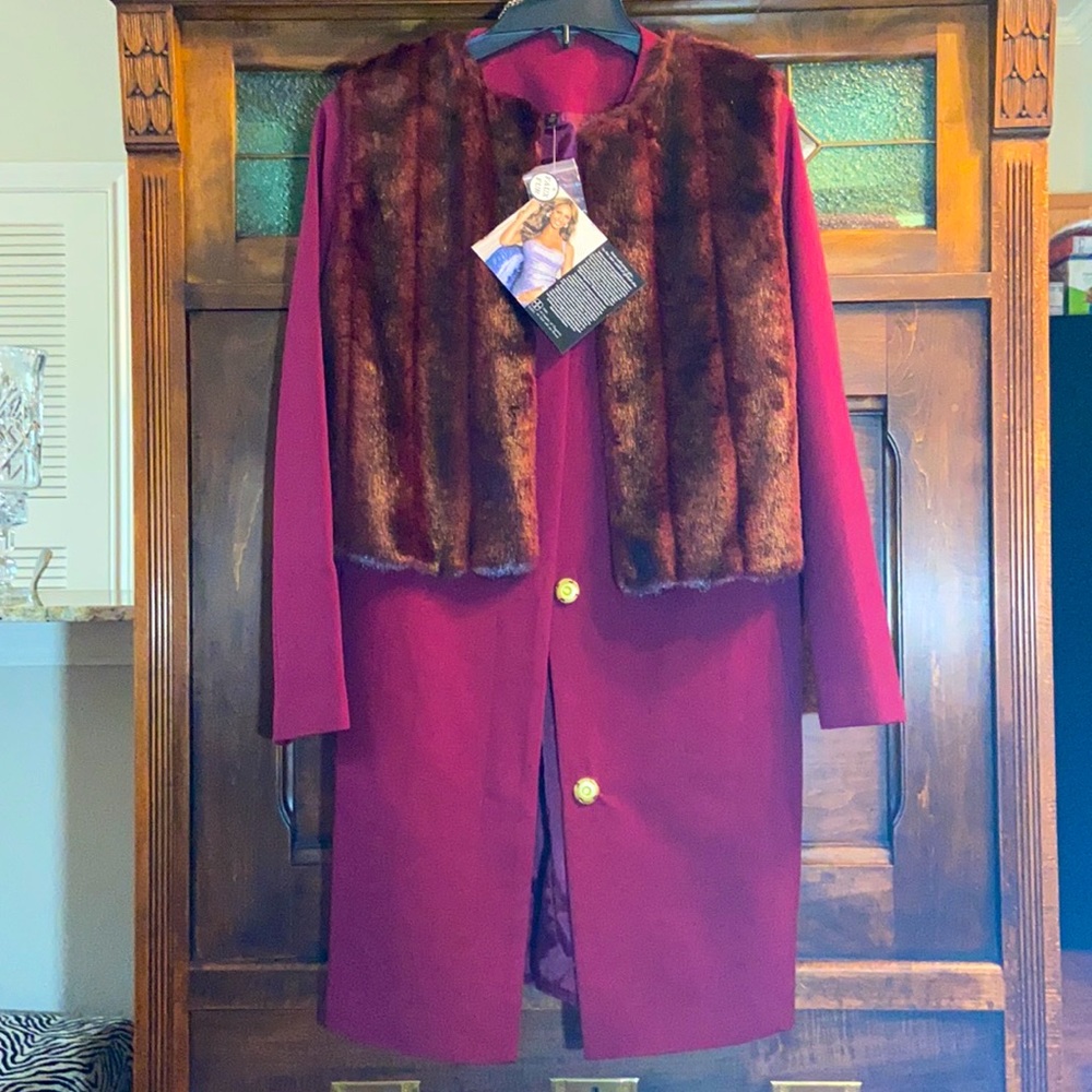 IMAN Global Chic Coat